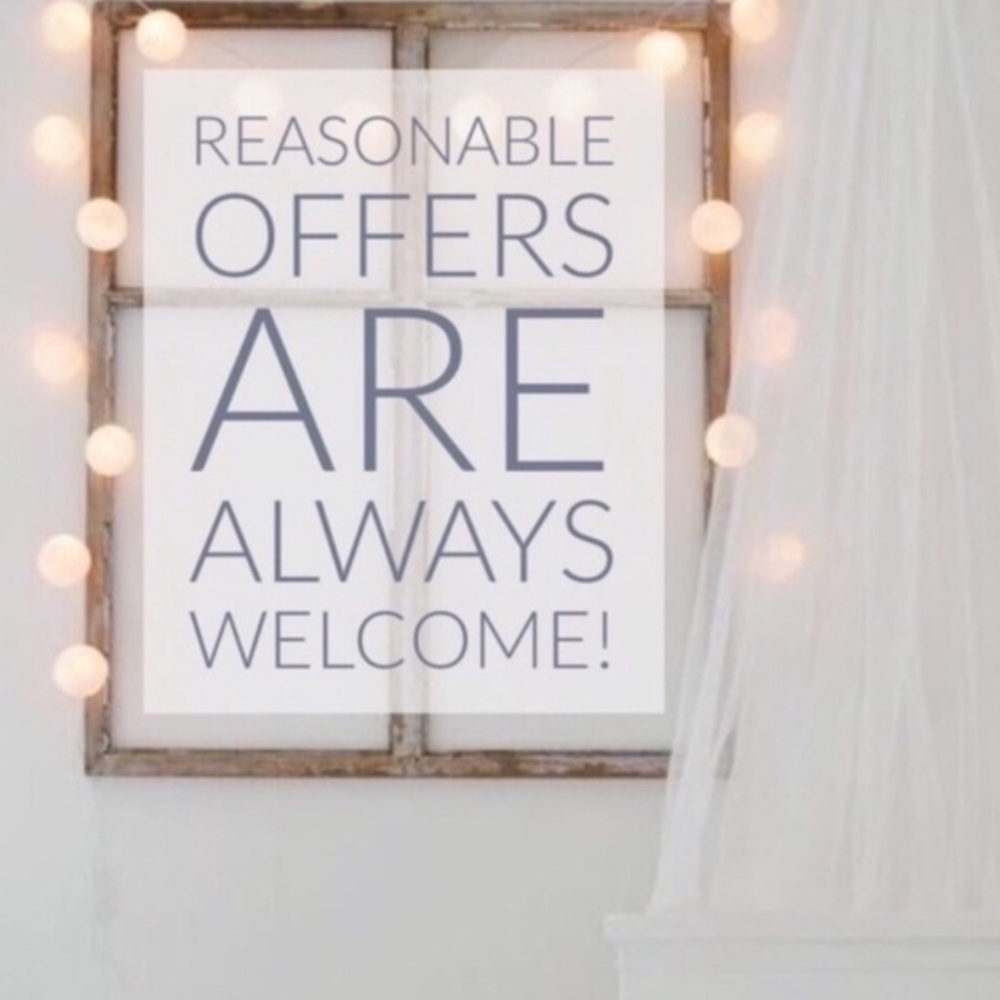 ✨ All offers considered! ✨